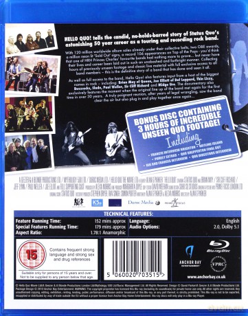 Status Quo Hello Quo (EN) [Blu-Ray]