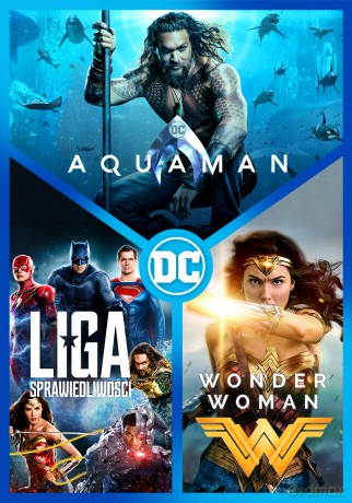 Aquaman / Liga Sprawiedliwości / Wonder Woman Pakiet DC [3DVD]
