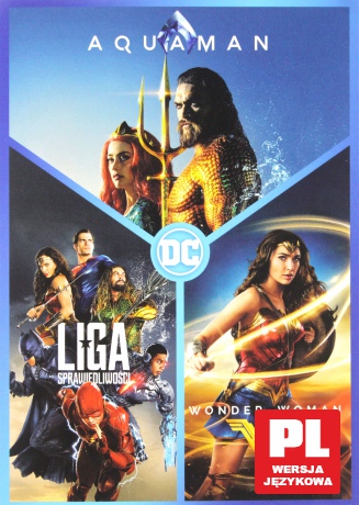 Aquaman / Liga Sprawiedliwości / Wonder Woman Pakiet DC [3DVD]