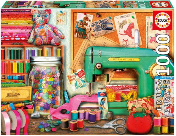EDUCA 1000 el. Kącik krawiecki [PUZZLE]