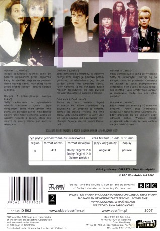 Absolutnie fantastyczne seria 3 odcinki 1-6 (BBC) [DVD]