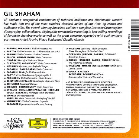 Shlomo Mintz: Complete Dg Recordings [22CD]