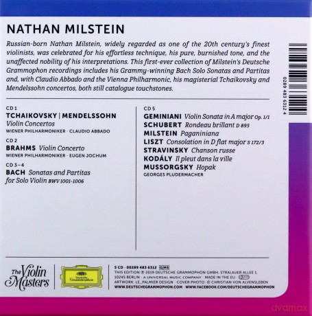 Nathan Milstein: Complete Dg Recordings [5CD]