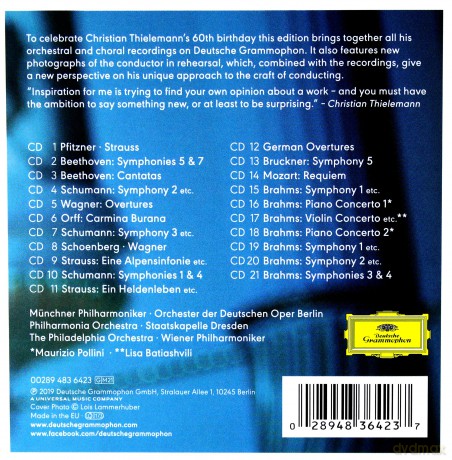Christian Thielemann: Complete Orchestral Recordings On Dg [21CD]
