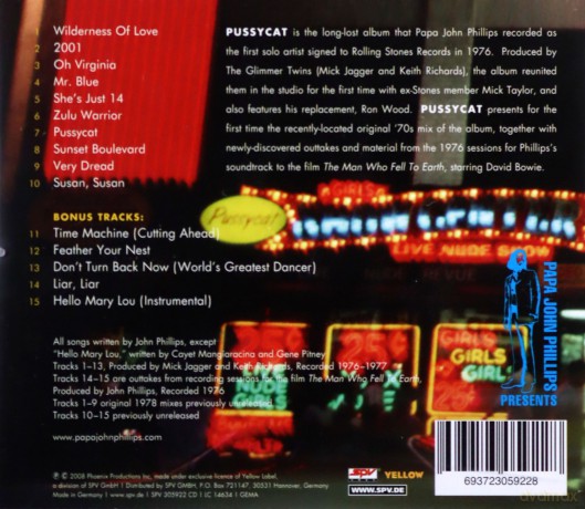 John Phillips: Pussycat [CD]