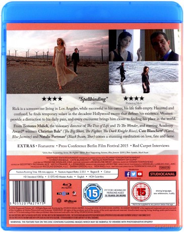 Knight of Cups (Rycerz pucharów) [Blu-Ray]