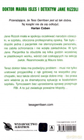 Autopsja - Tess Gerritsen [KSIĄŻKA]