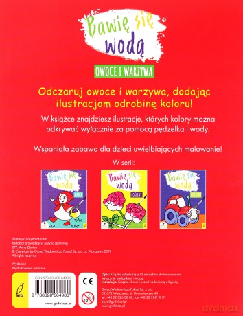 Bawię się wodą. Owoce i warzywa [KSIĄŻKA]