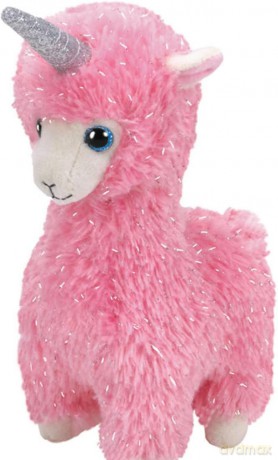 Beanie Boos - Różowa Lama 15 cm