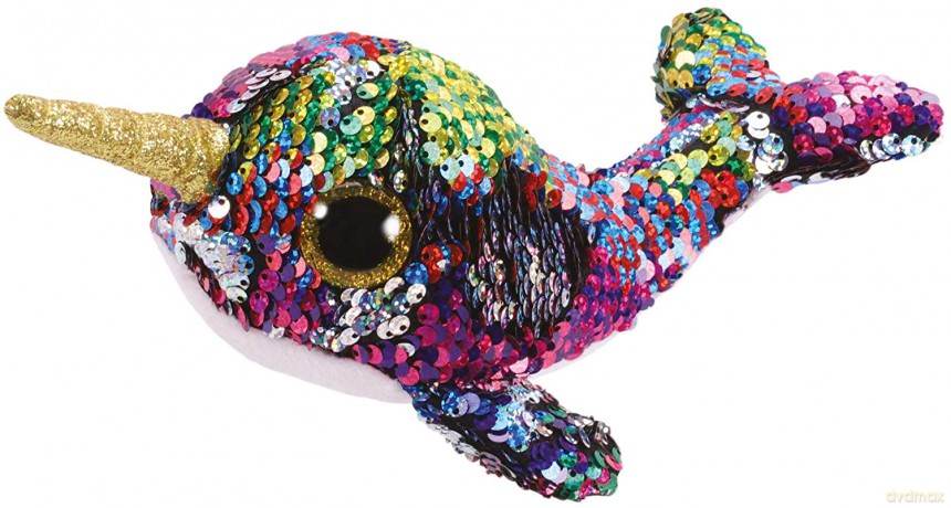 Beanie Boos Calypso - Cekinowy Narwal 15 cm