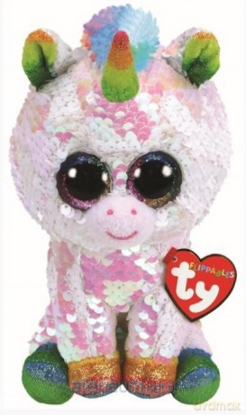Beanie Boos Pixy - Cekinowy Jednorożec 15 cm