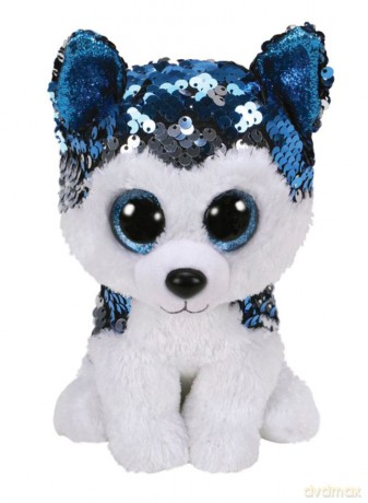 Beanie Boos Slush - Cekinowy Husky 15 cm