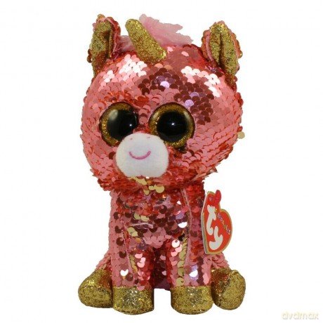 Beanie Boos Sunset - Koralowy Jednorożec 15 cm