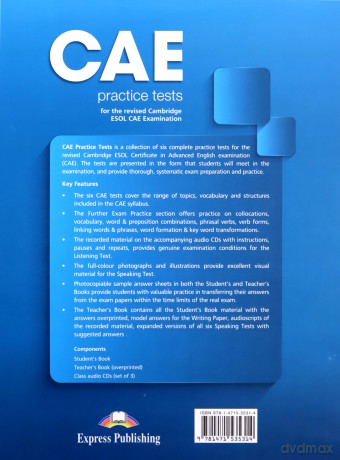 CAE Practice Tests podręcznik [KSIĄŻKA]