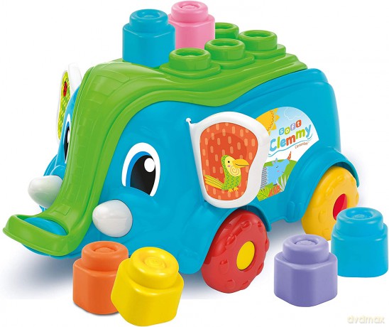 Clemmy Soft. Słonik do ciągnięcia [KLOCKI]