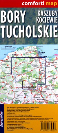 Comfort! map Bory Tucholskie 1:150 000