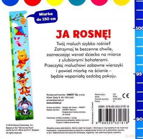 Disney Maluch. Ja rosnę! [KSIĄŻKA]