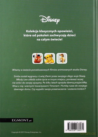 Disney. Najpiękniejsze filmy. Król Lew [KSIĄŻKA]