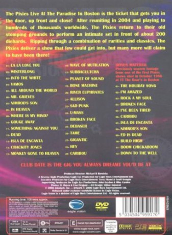 Pixies: Live At The Paradise In Boston [DVD]