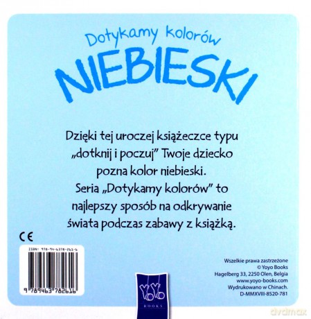 Dotykamy kolorów - Niebieski [KSIĄŻKA]