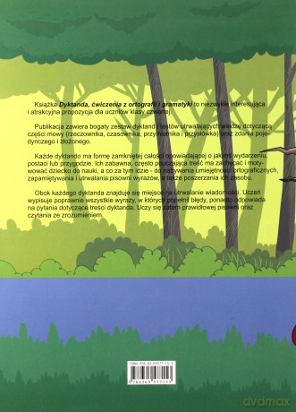 Dyktanda, ćwiczenia z ortografii i gramatyki Klasa 4 - Wiesława Zaręba [KSIĄŻKA]