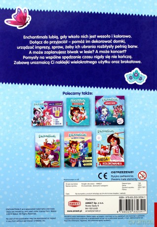 Enchantimals. Ubieranki, naklejanki [KSIĄŻKA]