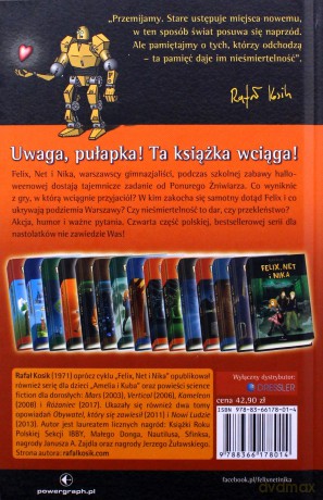 Felix, Net i Nika (Tom 4) oraz Pułapka Nieśmiertelności - Rafał Kosik [KSIĄŻKA]
