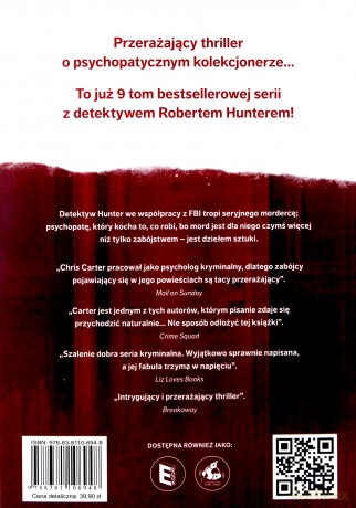 Galeria umarłych - Chris Carter [KSIĄŻKA]