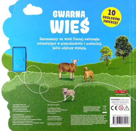 Gwarna wieś. 10 odgłosów zwierząt [KSIĄŻKA]
