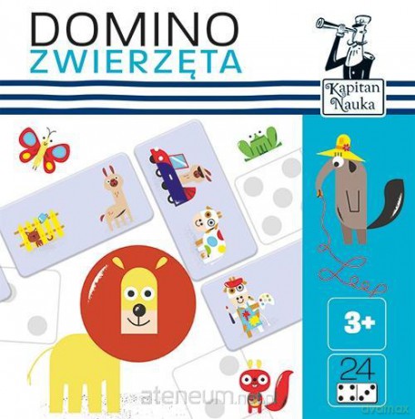 Kapitan Nauka. Domino obrazkowe. Zwierzęta [GRA]