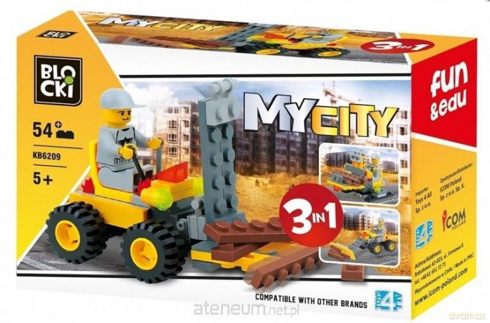 Klocki Blocki MyCity 3w1 54 el [KLOCKI]