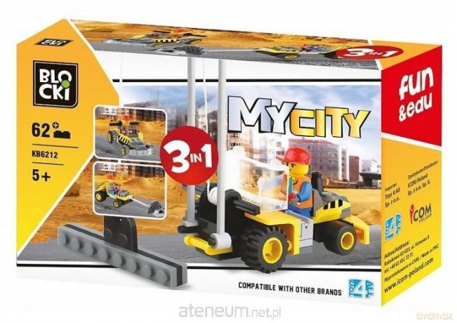 Klocki Blocki MyCity 3w1 62 el [KLOCKI]