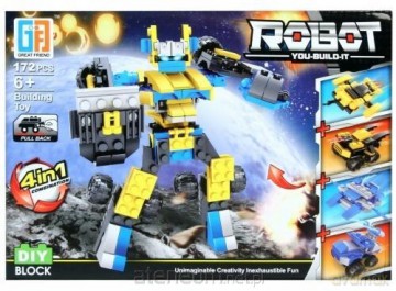 Klocki konstrukcyjne robot 172 el. 4w1 [KLOCKI]