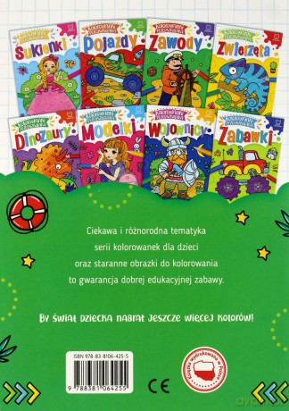 Kolorowanki przedszkolaka. Zawody [KSIĄŻKA]