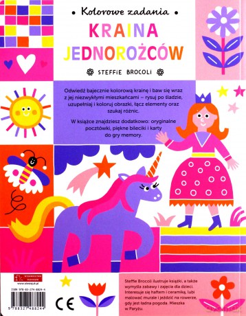 Kolorowe zadania. Kraina jednorożców - Steffie Brocoli [KSIĄŻKA]