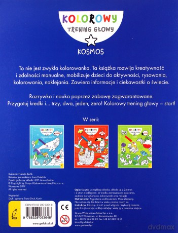 Kolorowy trening głowy. Kosmos [KSIĄŻKA]