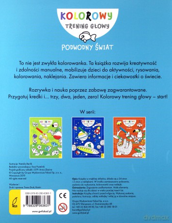 Kolorowy trening głowy. Podwodny świat [KSIĄŻKA]