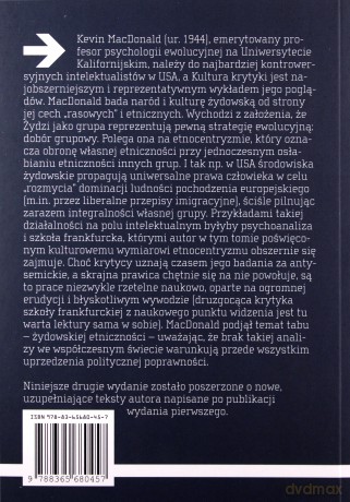 Kultura krytyki - Kevin MacDonald [KSIĄŻKA]