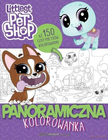 Littlest Pet Shop. Panoramiczna kolorowanka [KSIĄŻKA]