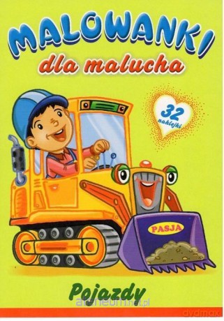 Malowanki dla malucha Pojazdy - Ernest Błędowski [KSIĄŻKA]