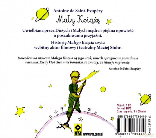 Mały Książę - Antoine de Saint-Exupry [AUDIOBOOK]