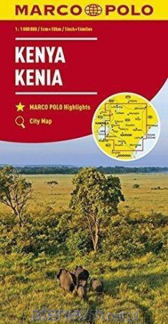 Mapa Drogowa Marco Polo. Kenia 1:1 000 000