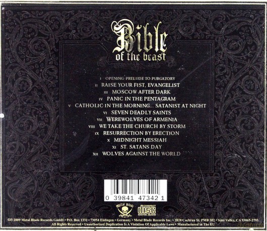 Powerwolf: Bible Of The Beast [CD]
