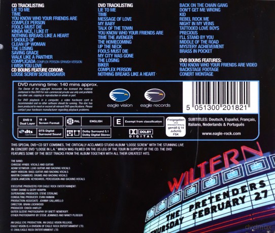 Pretenders: Loose In La [CD]+[DVD]