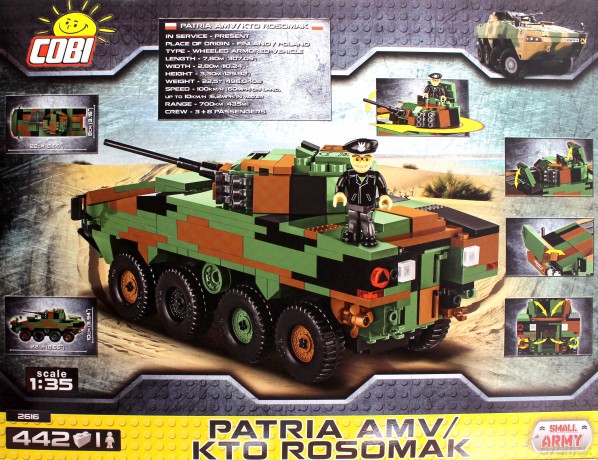 Small Army KTO Rosomak kołowy transporter [KLOCKI]