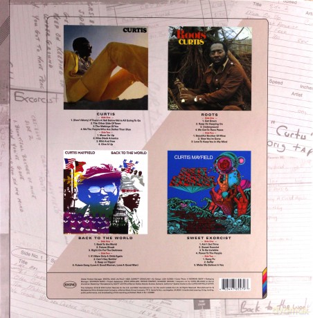 Curtis Mayfield: Keep On Keeping On: Curtis Mayfield Studio Albums 1970-1974 [4xWinyl]