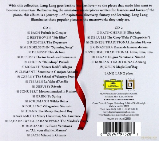 Lang Lang: Piano Book (Deluxe) [2CD]