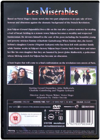 Les Miserables (Nędznicy) [DVD]