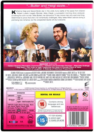 The Ugly Truth (Brzydka prawda) [DVD]
