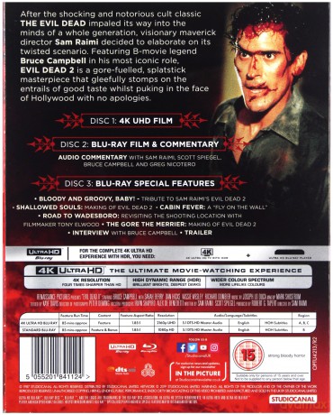Evil Dead 2 (Martwe zło II) [Blu-Ray 4K]+[Blu-Ray]